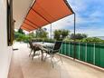 Seline, Terrasse dans l’hébergement en type apartment, avec la vue sur la mer, animaux acceptés et WiFi.