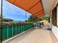 Seline, Terrasse dans l’hébergement en type apartment, avec la vue sur la mer, animaux acceptés et WiFi.