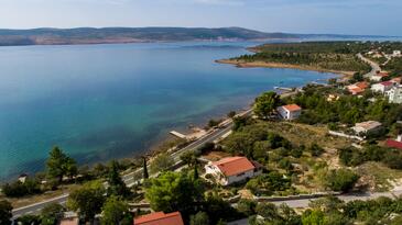 Seline, Paklenica, Hébergement 6564 - Appartement à proximité de la mer avec une plage de galets.