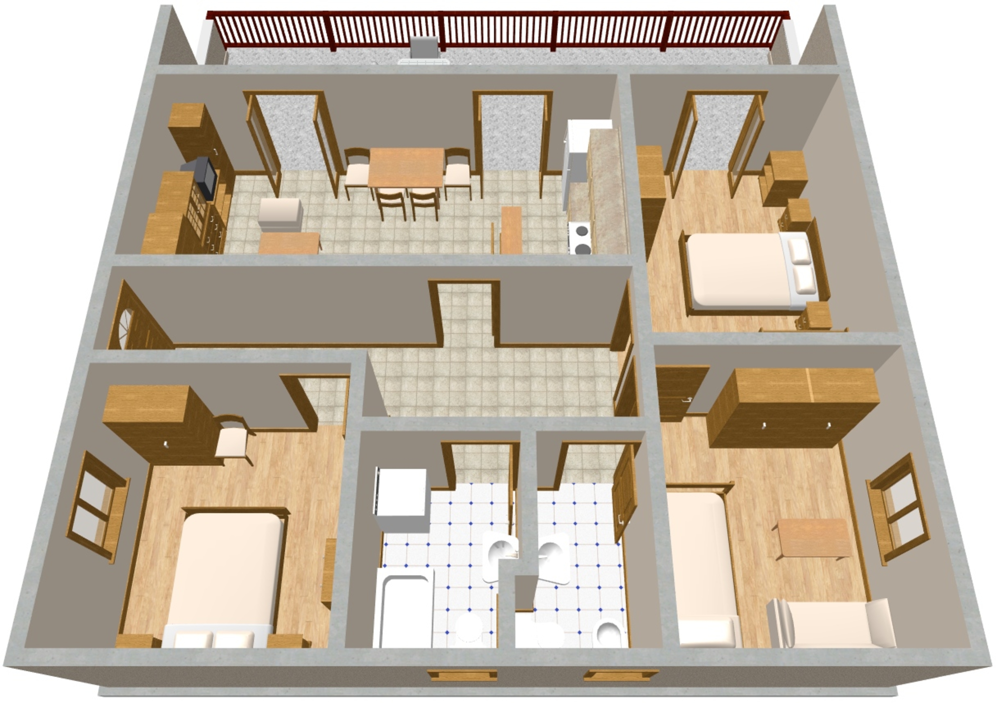 Three bedroom apartment near beach Pisak, Omiš  A-a