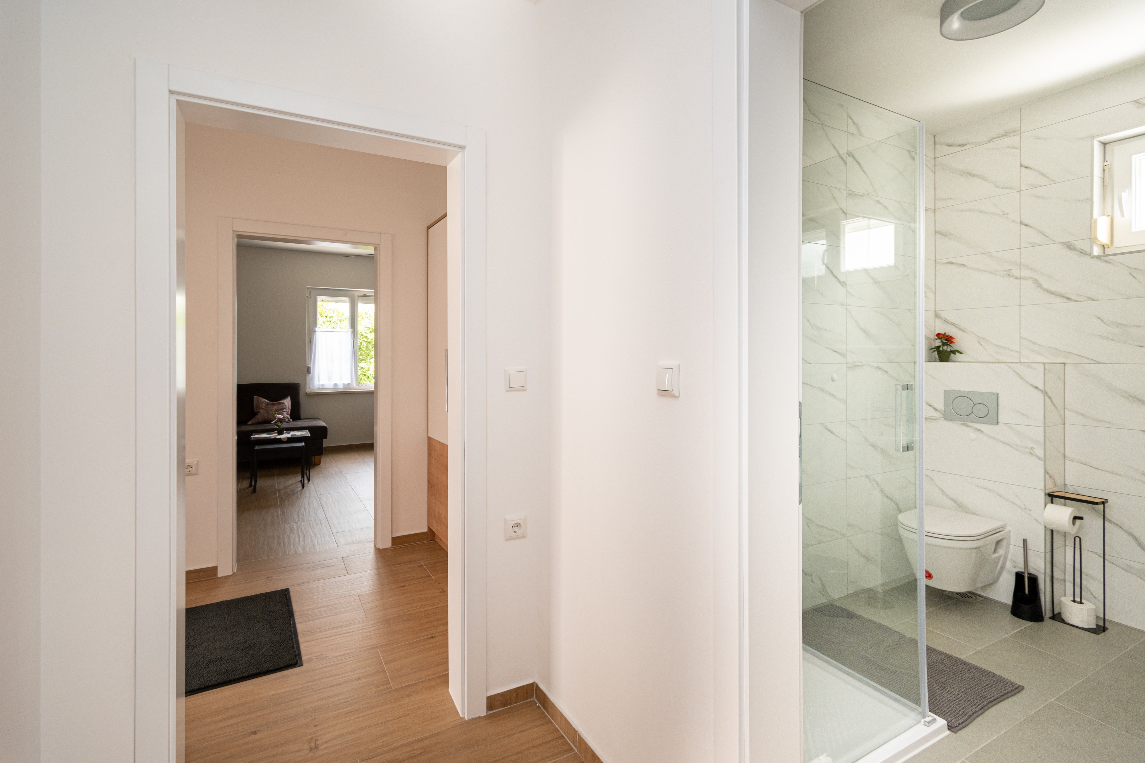 Two bedroom apartment with terrace Starigrad, Paklenica  A-b