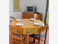 Jídelna Novalja, Jídelna v ubytování typu apartment, s klimatizací a WiFi.