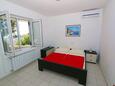 Ložnice 1 Jakišnica, Ložnice 1 v ubytování typu apartment, s klimatizací, domácí mazlíčci povoleni a WiFi.