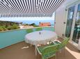 Terrace Jakišnica, Terrace in the apartment, with a sea view, (pet friendly) and WiFi.