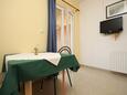 Starigrad, Jídelna v ubytování typu apartment, s klimatizací a WiFi.