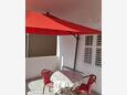 Terrace 1 Podgora, Terrace 1 in the apartment, with a sea view, (pet friendly) and WiFi.