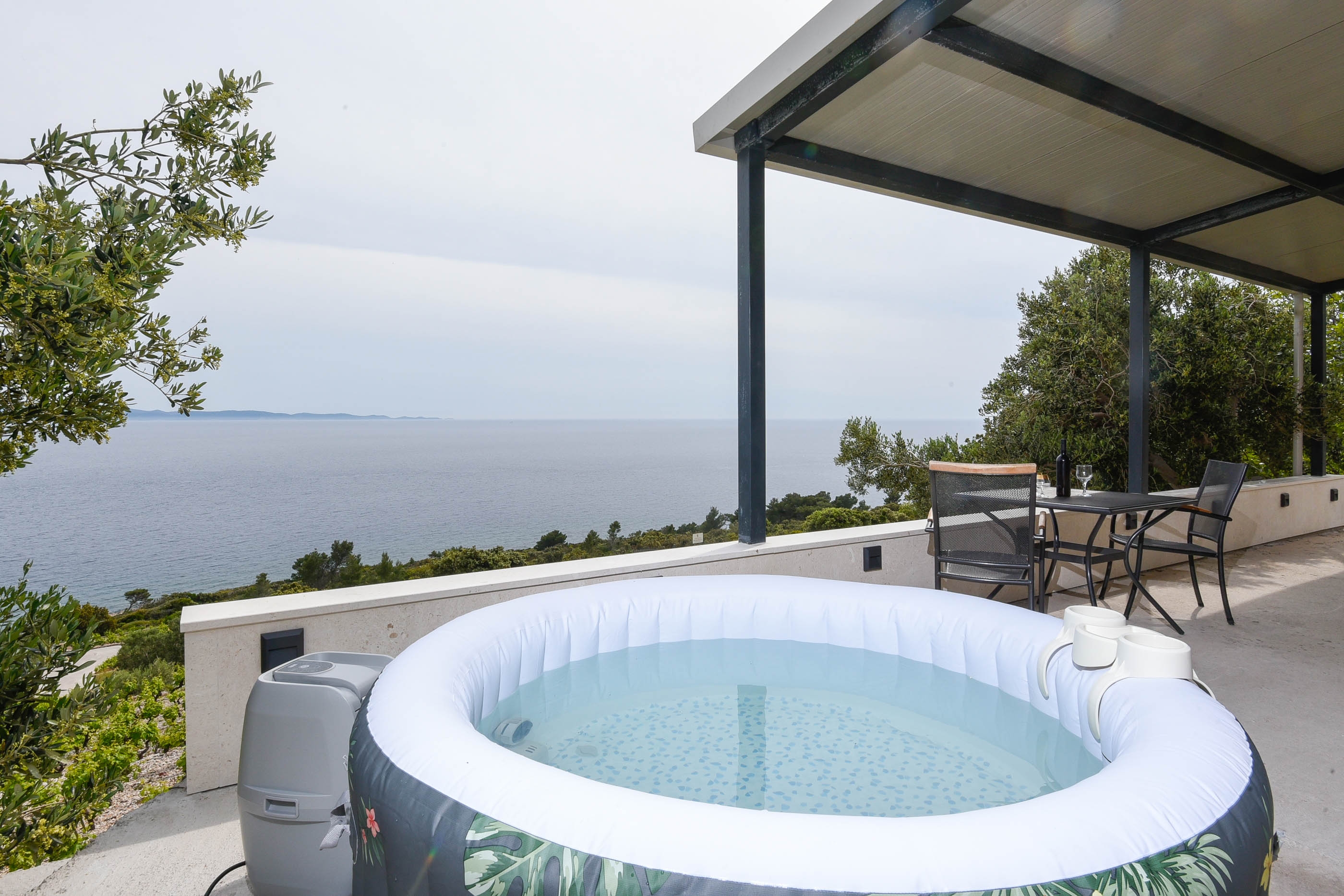 One bedroom house with terrace and sea view Dingač - Pristranj, Pelješac  K