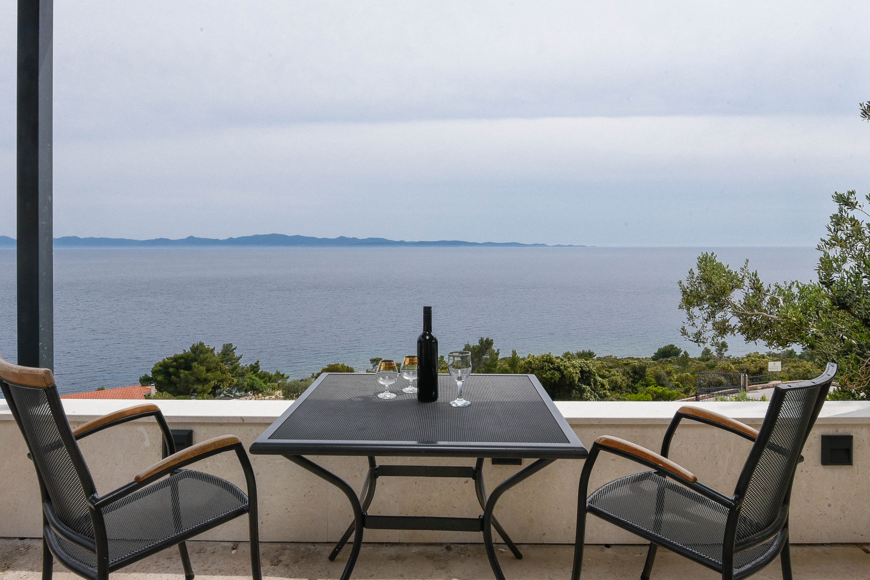 One bedroom house with terrace and sea view Dingač - Pristranj, Pelješac  K