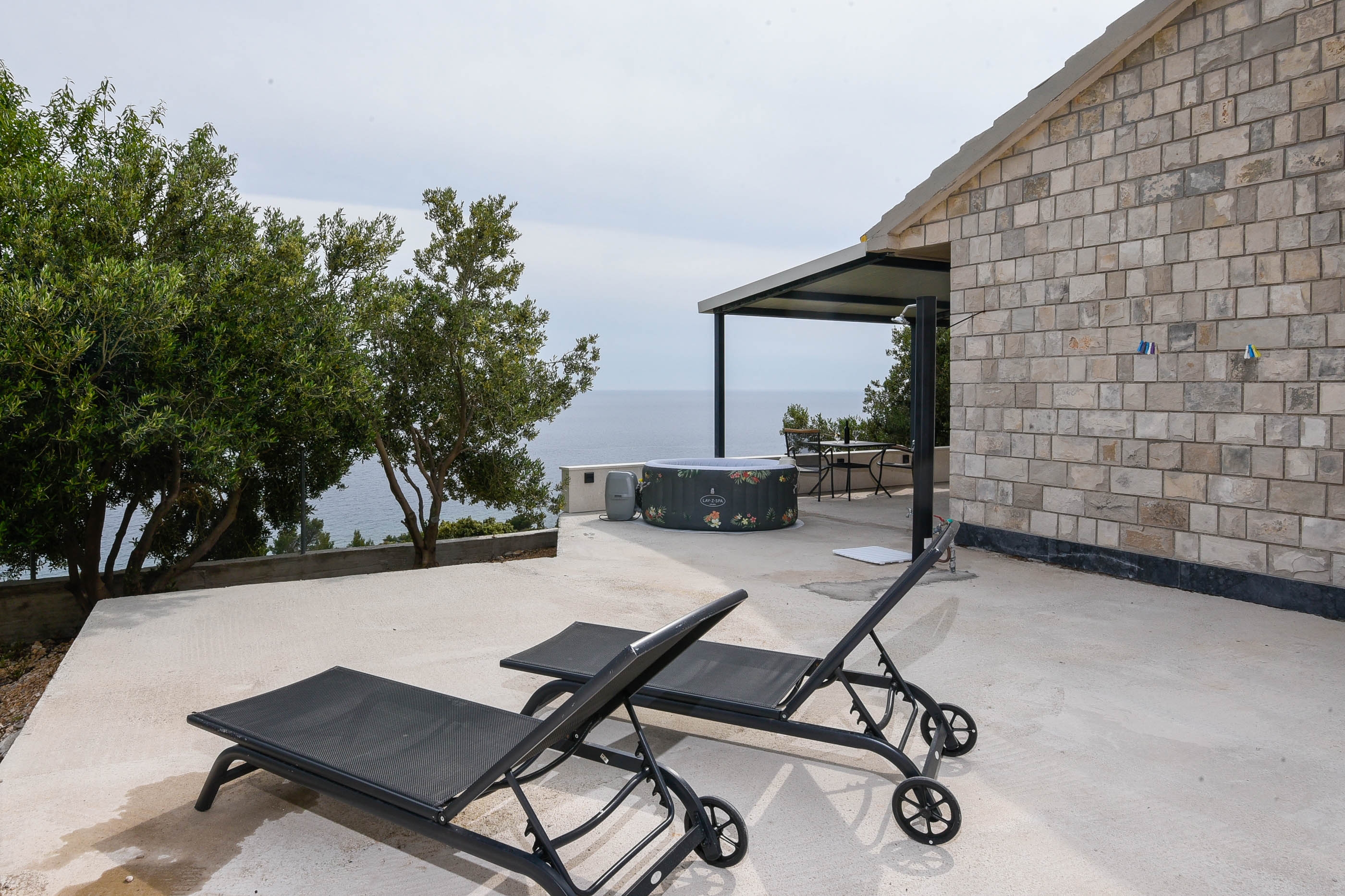 One bedroom house with terrace and sea view Dingač - Pristranj, Pelješac  K
