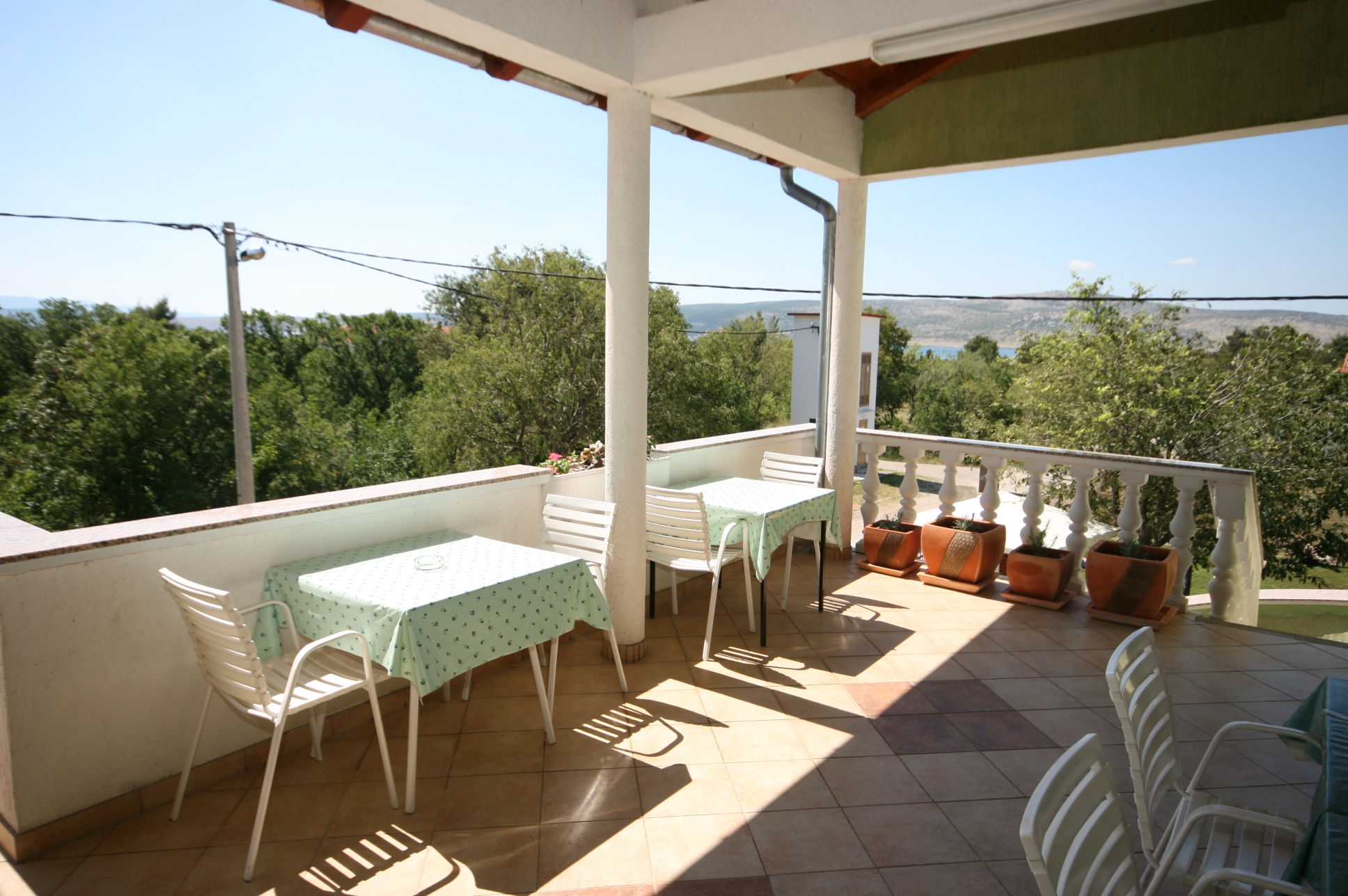 Two bedroom apartment with terrace and sea view Starigrad, Paklenica  A-b