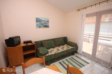 Living room Starigrad, Living room in the apartment, dopusteni kucni ljubimci i WIFI.