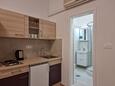 Starigrad, Kitchen in the studio-apartment, air condition available and WiFi.