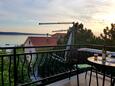 Starigrad, Terraza in the studio-apartment, with a sea view y WiFi.