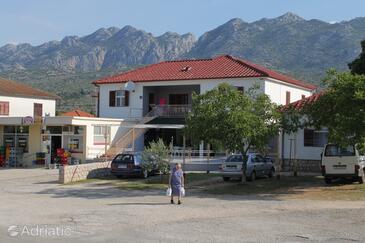 Seline, Paklenica, Objekt 6628 - Ubytování s oblázkovou pláží.