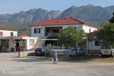 Seline, Paklenica, Object 6628 - Appartementen with pebble beach.