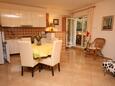 Dining room Makarska, Dining room in the apartment, air condition available, (pet friendly) and WiFi.
