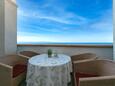 Drašnice, Terrace in the apartment, with a sea view and WiFi.