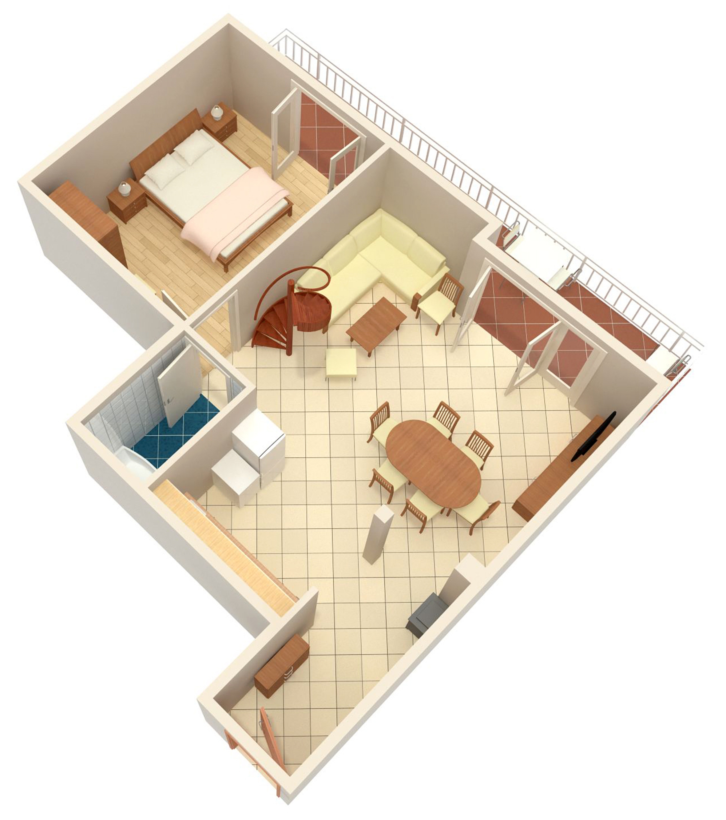 Two bedroom apartment near beach Drvenik Donja vala, Makarska  A-a