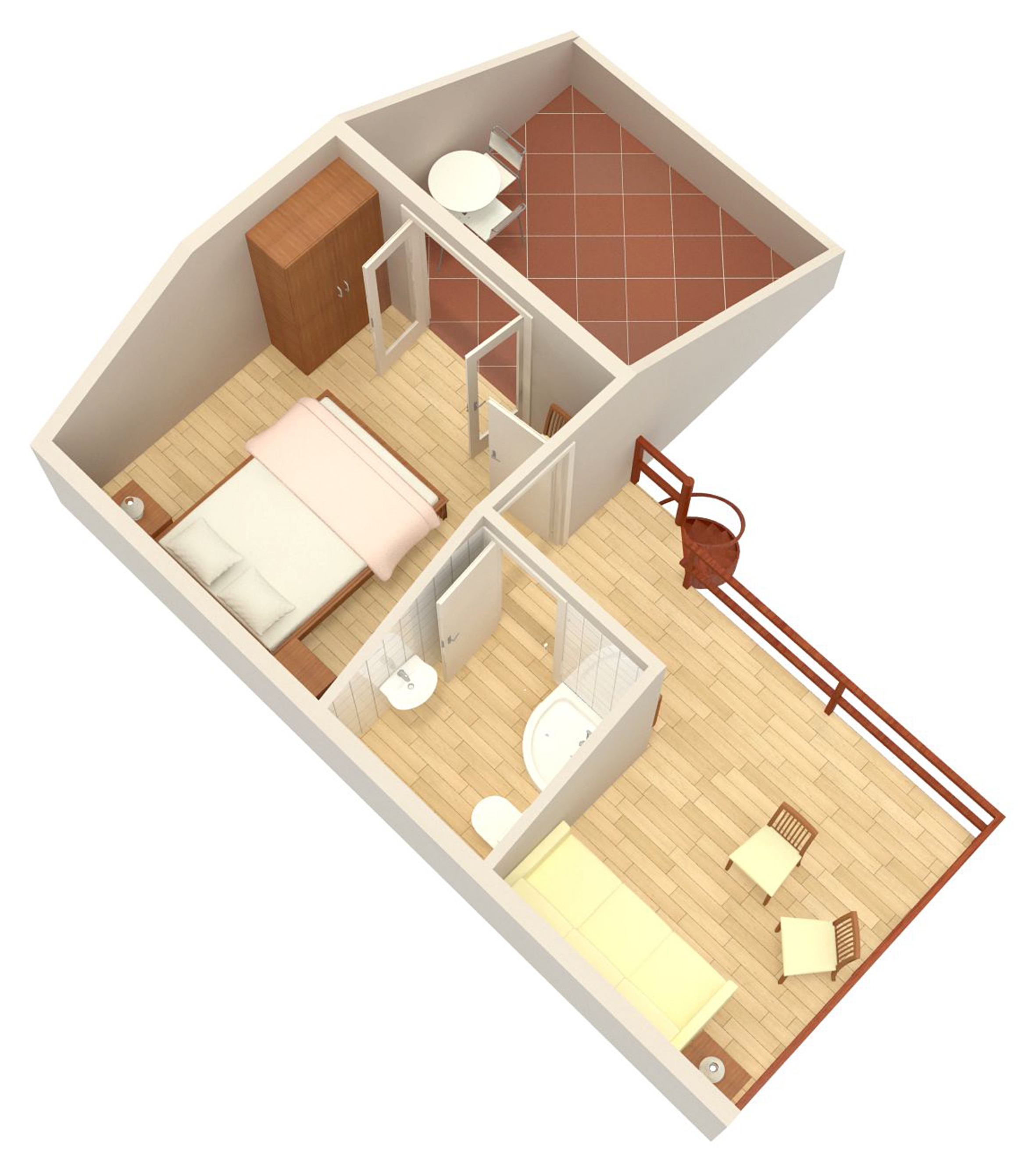 Two bedroom apartment near beach Drvenik Donja vala, Makarska  A-a