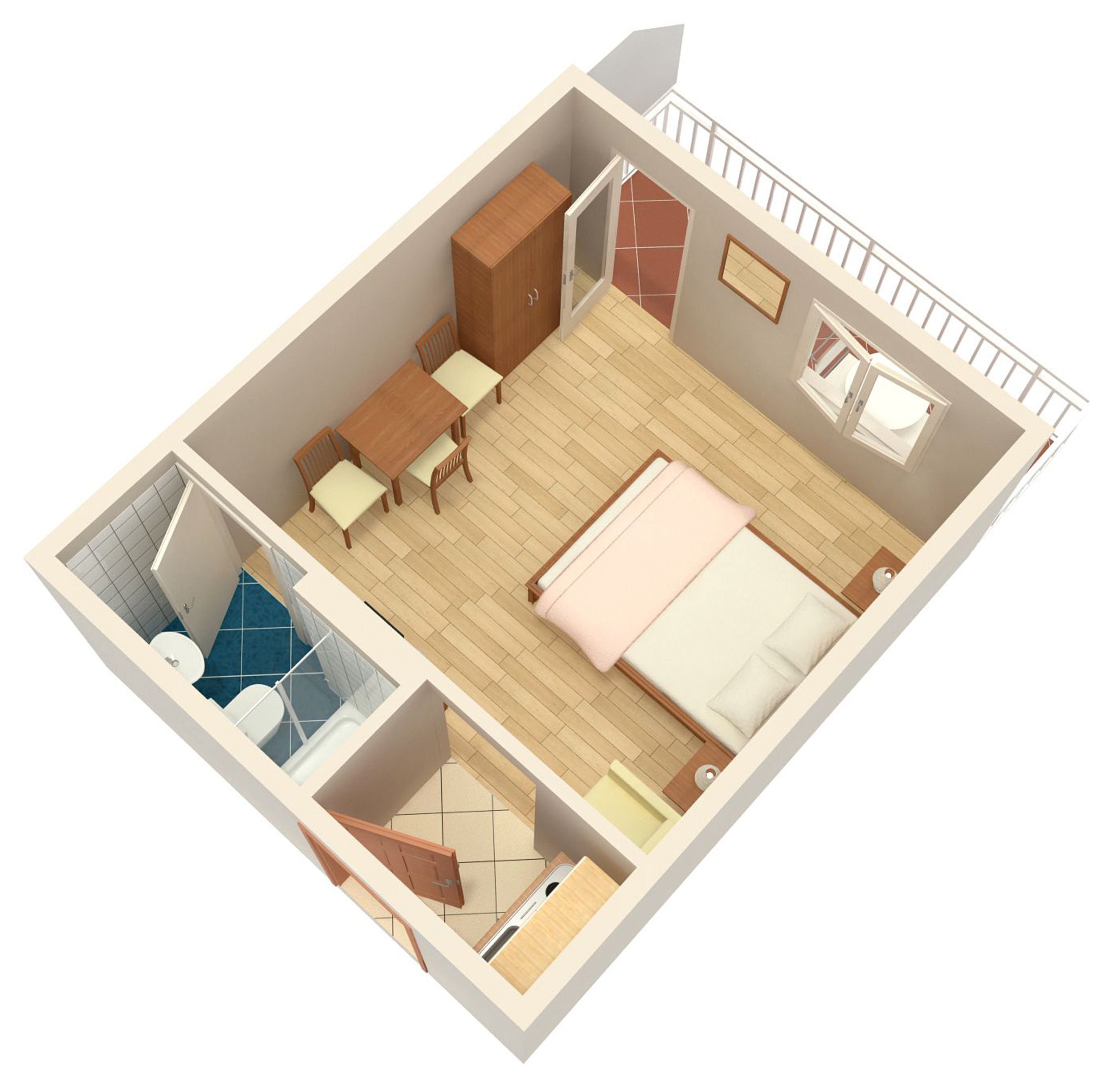 Studio flat near beach Drvenik Donja vala, Makarska  AS-a