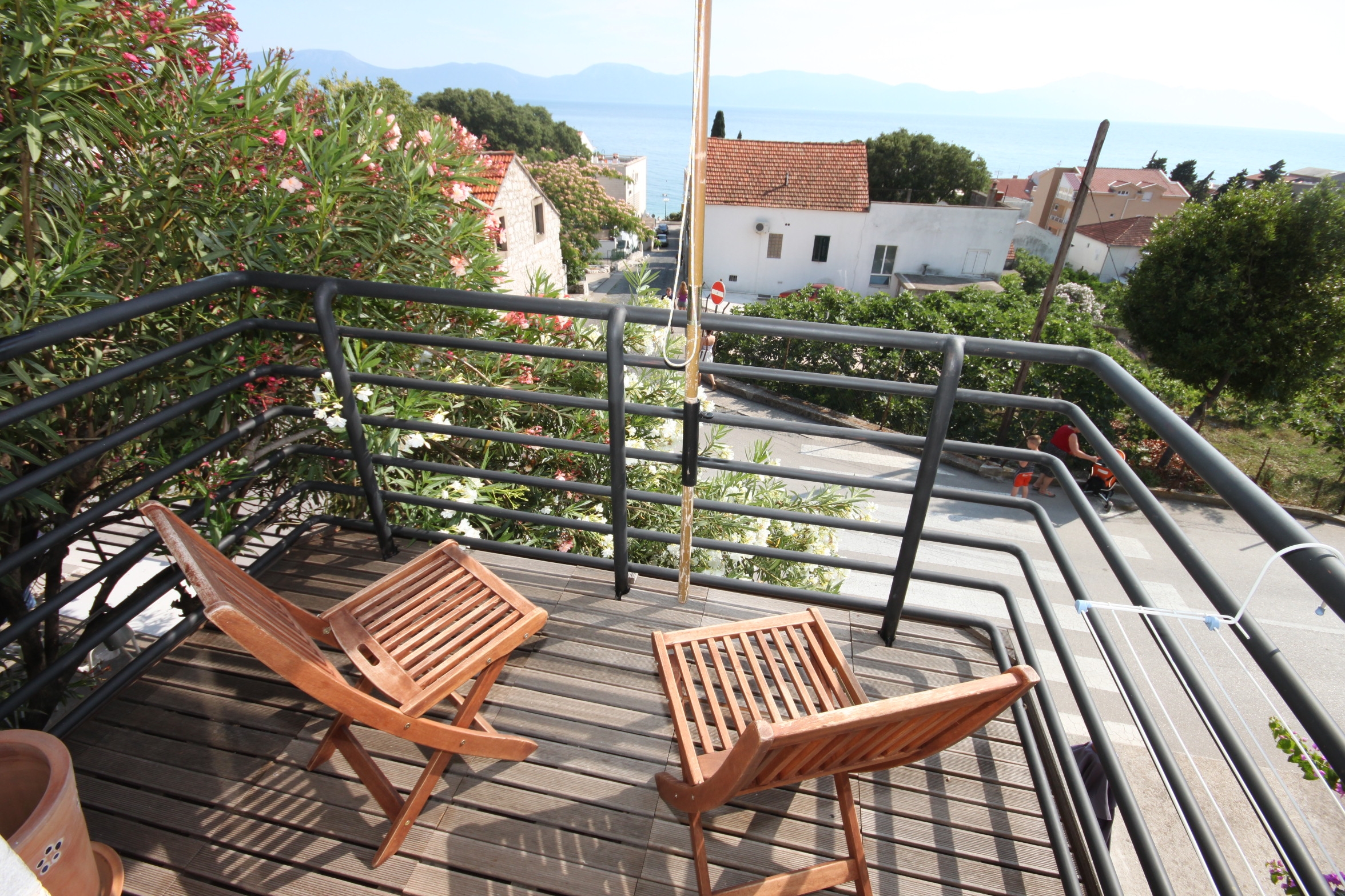 Two bedroom apartment with balcony and sea view Gradac, Makarska  A-a
