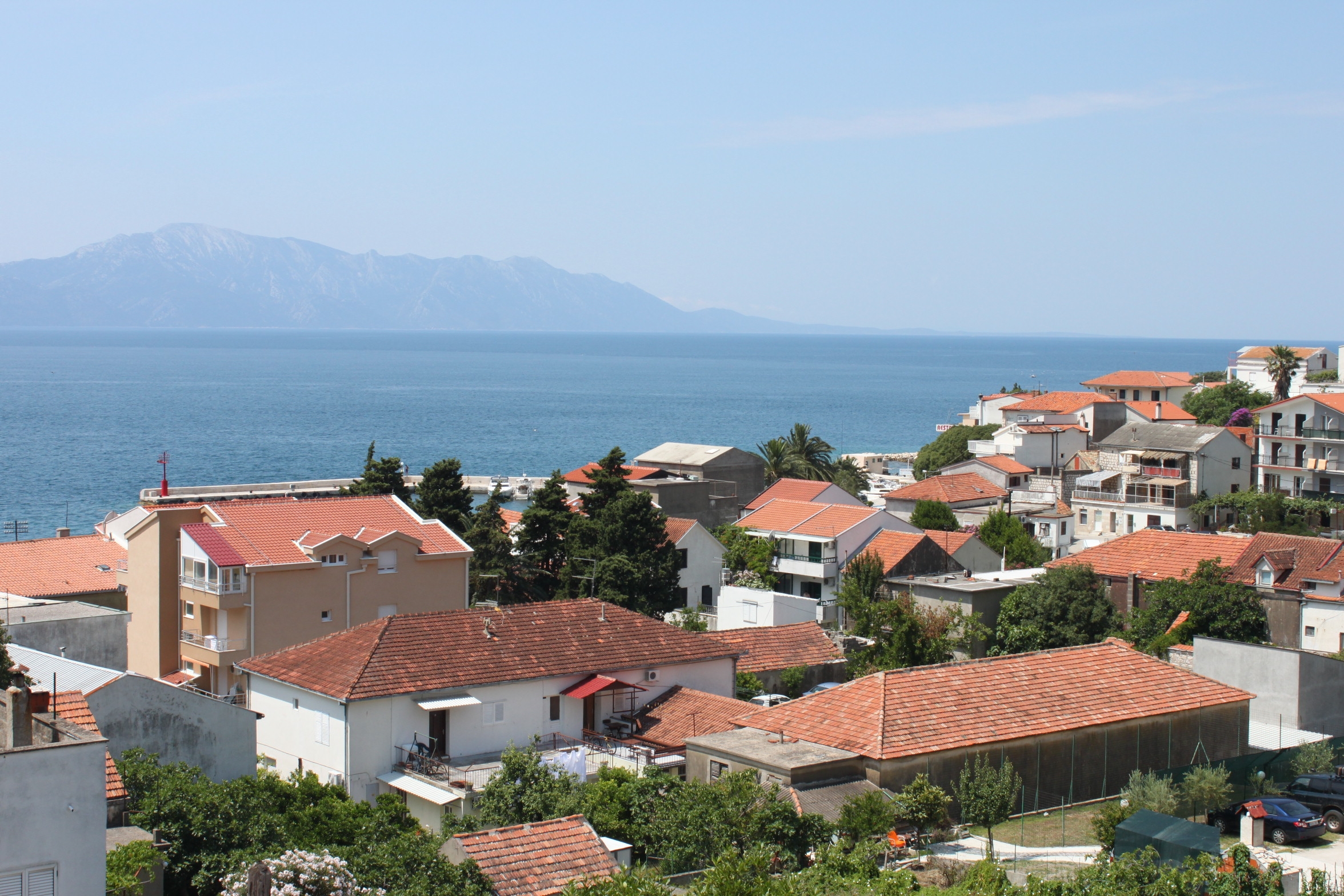Two bedroom apartment with balcony and sea view Gradac, Makarska  A-b