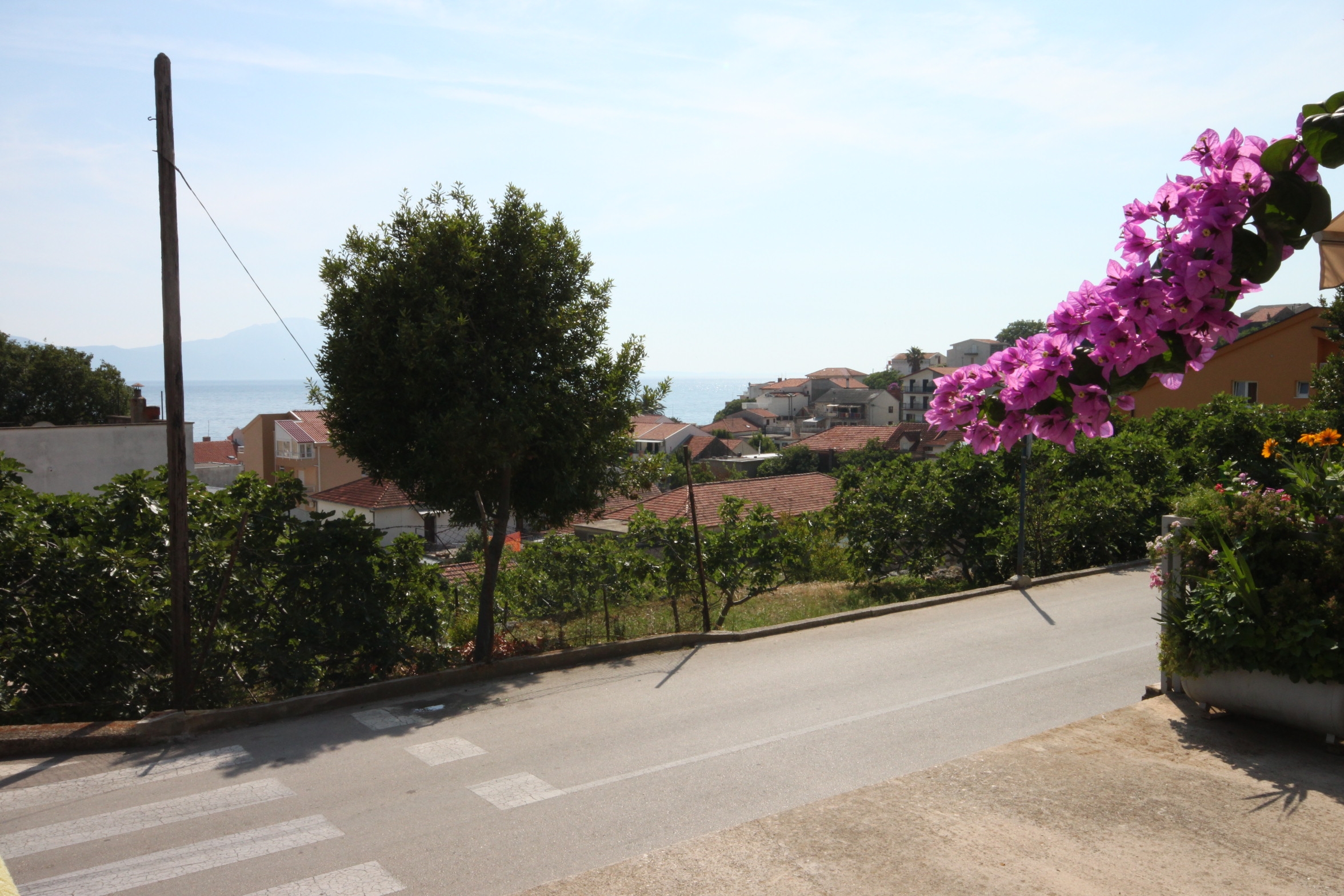 Studio flat with terrace and sea view Gradac, Makarska  AS-a