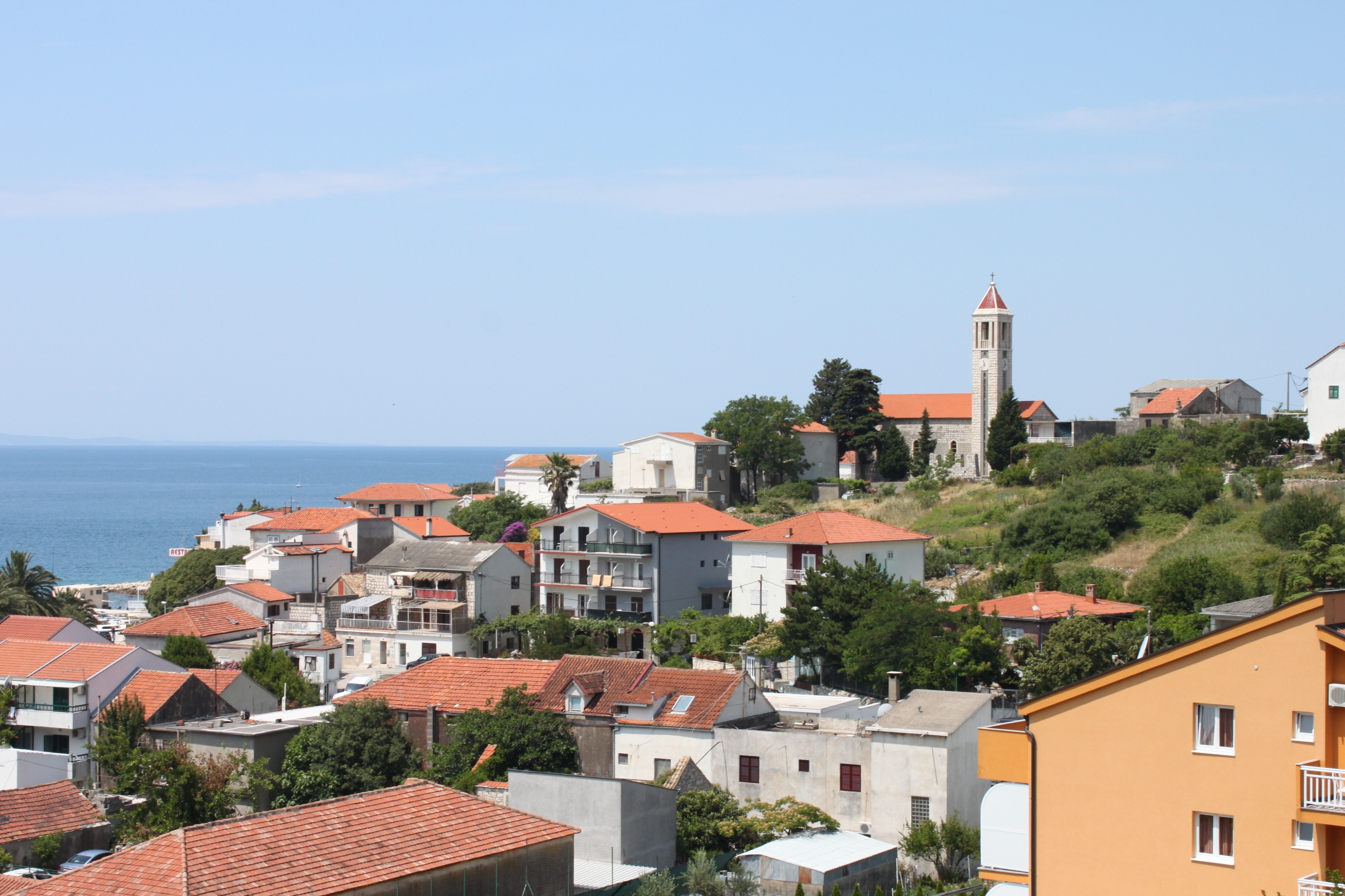 Studio flat with balcony and sea view Gradac, Makarska  AS-b