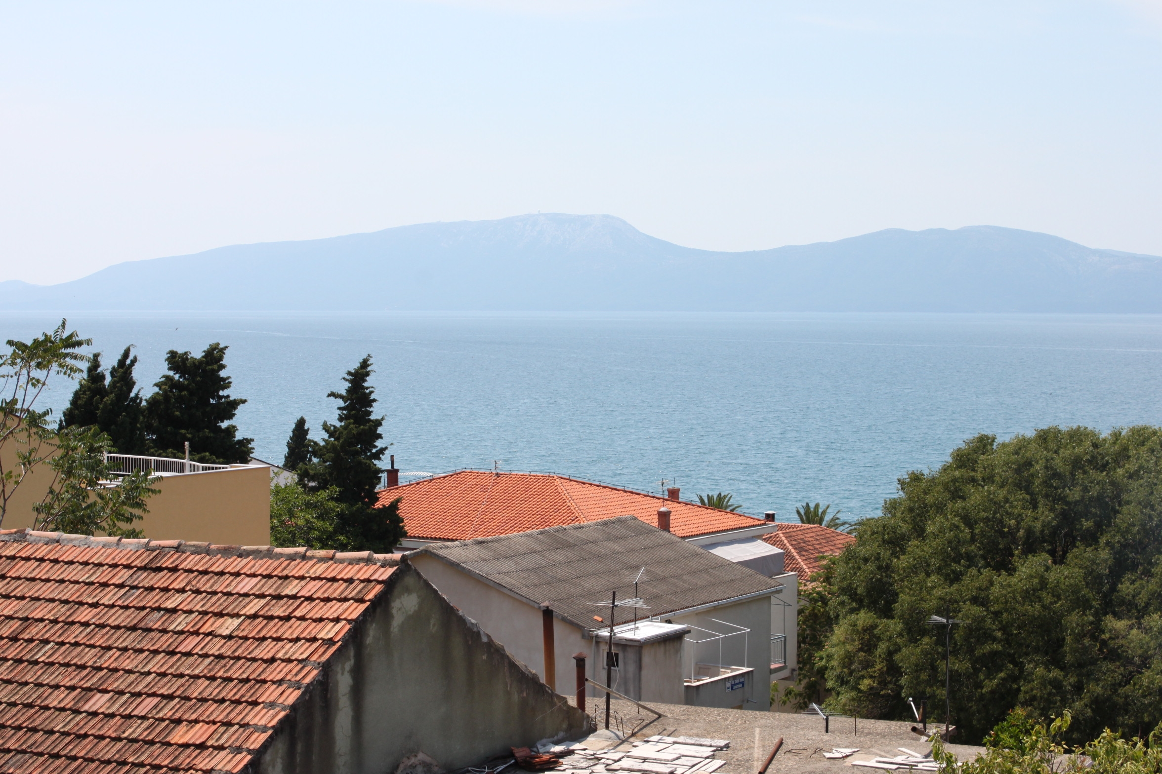 Studio flat with balcony and sea view Gradac, Makarska  AS-b