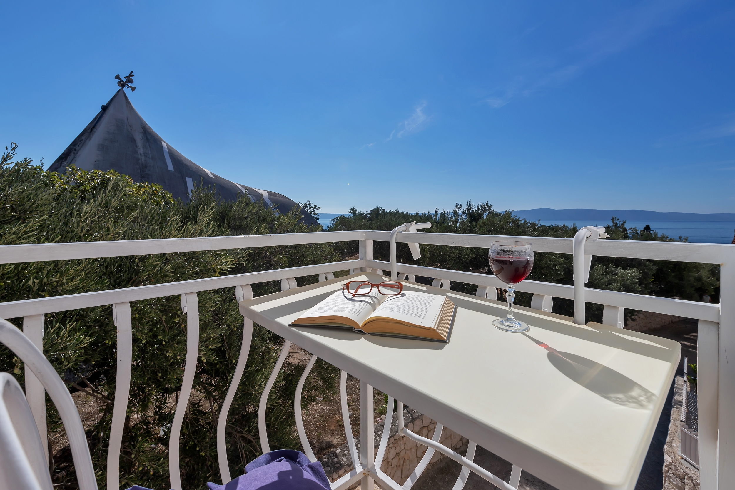 Two bedroom apartment with balcony and sea view Podgora, Makarska  A-b