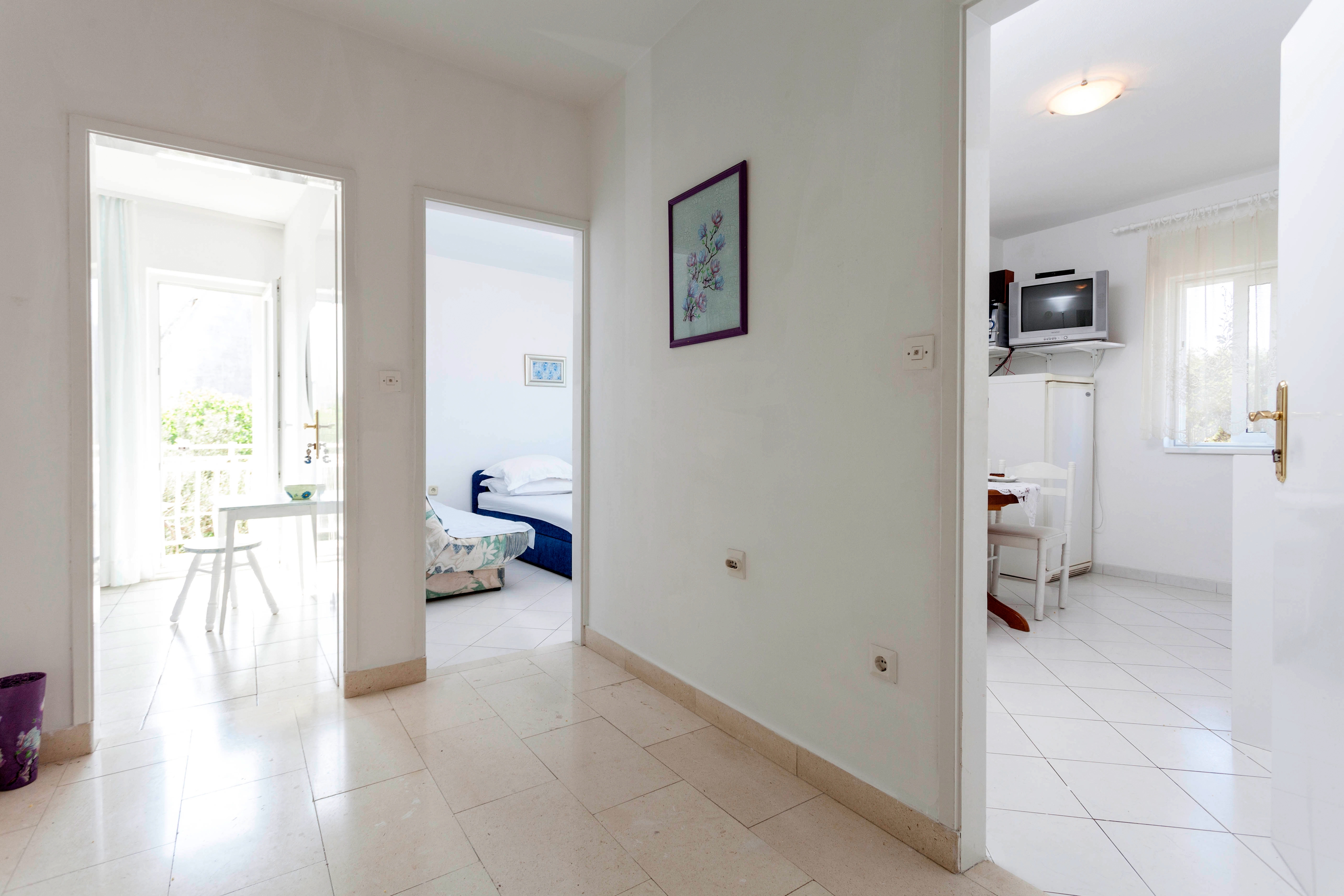 Two bedroom apartment with balcony and sea view Podgora, Makarska  A-b