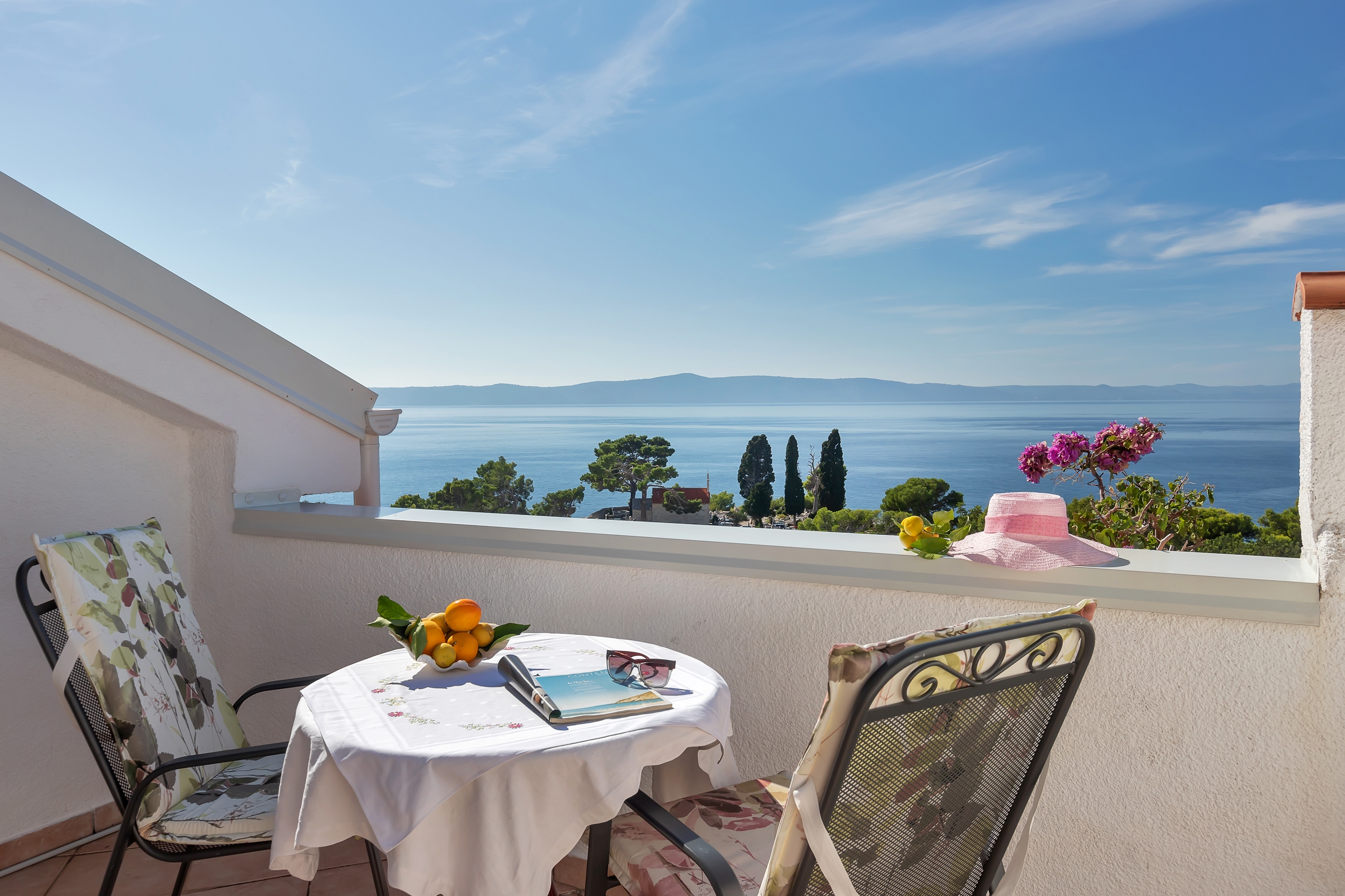 Two bedroom apartment with terrace and sea view Podgora, Makarska  A-c