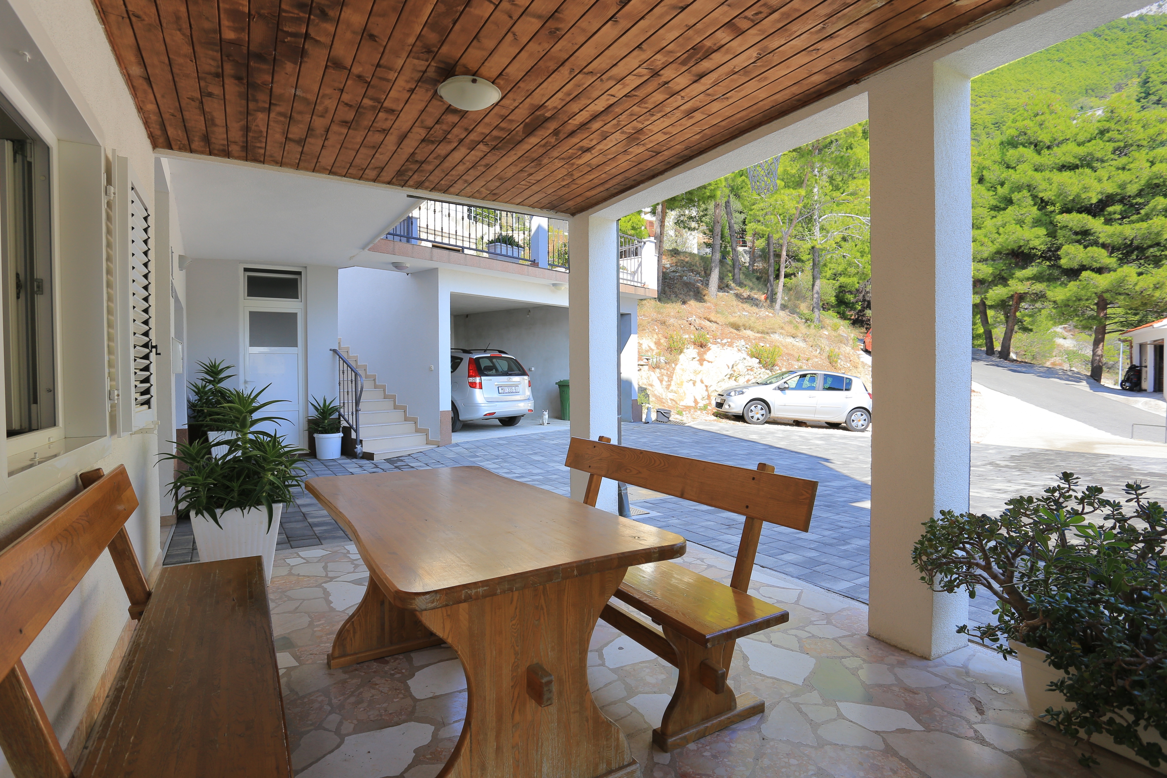 Two bedroom apartment with terrace and sea view Brela, Makarska  A-a