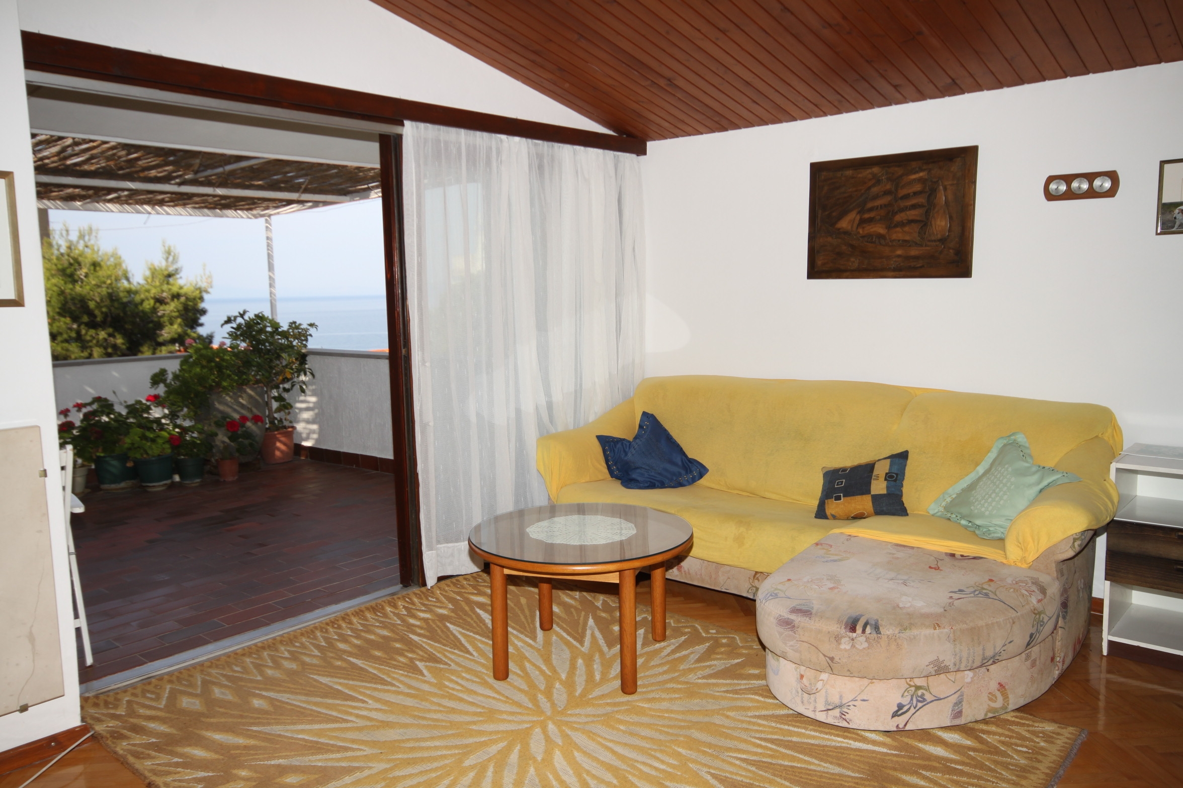 Two bedroom apartment with terrace and sea view Makarska (A-6691-a)