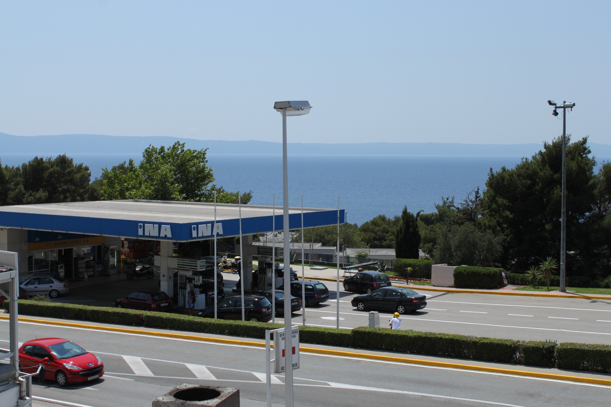 One bedroom apartment with balcony and sea view Makarska  A-a
