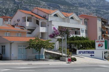 Makarska, Makarska, Obiekt 6693 - Apartamenty ze żwirową plażą.