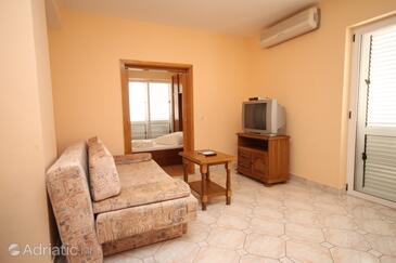 Living room Makarska, Living room in the apartment, dostupna klima i WIFI.