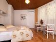 Tučepi, Bedroom in the apartment, air condition available, (pet friendly) and WiFi.