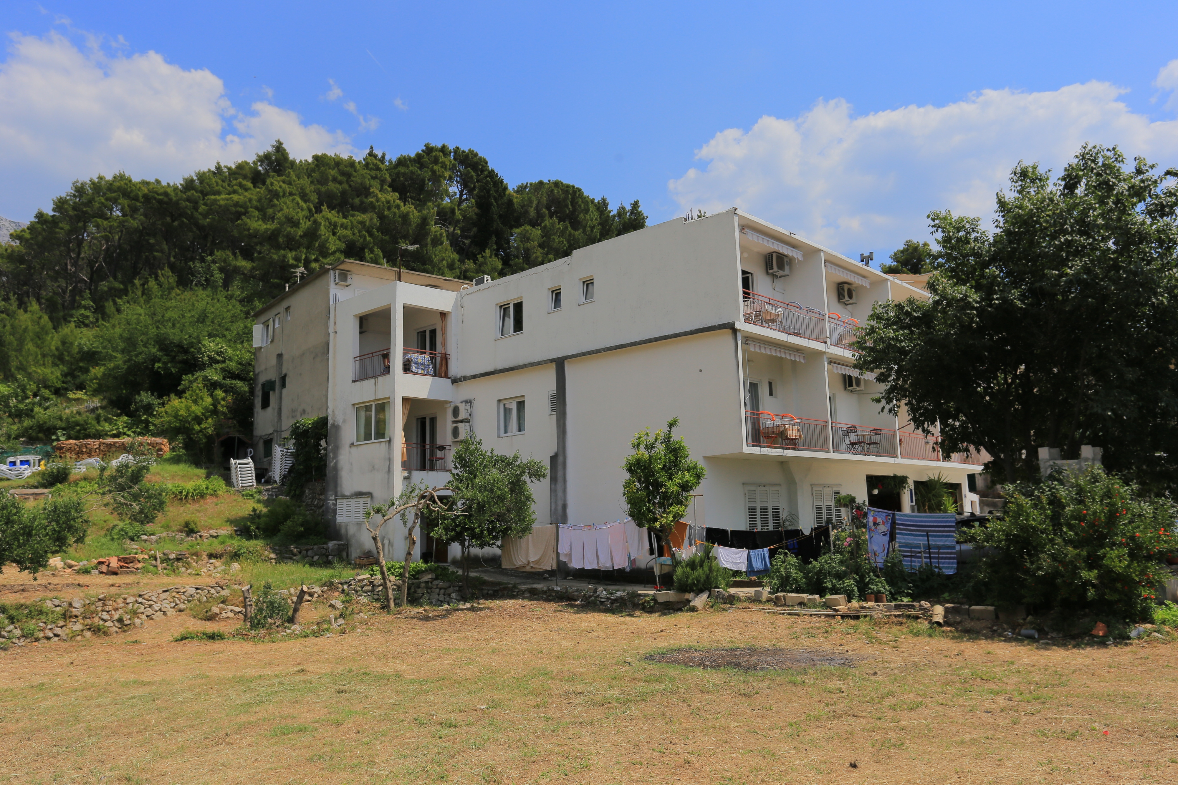 Studio flat with balcony and sea view Tučepi, Makarska (AS-6695-e)