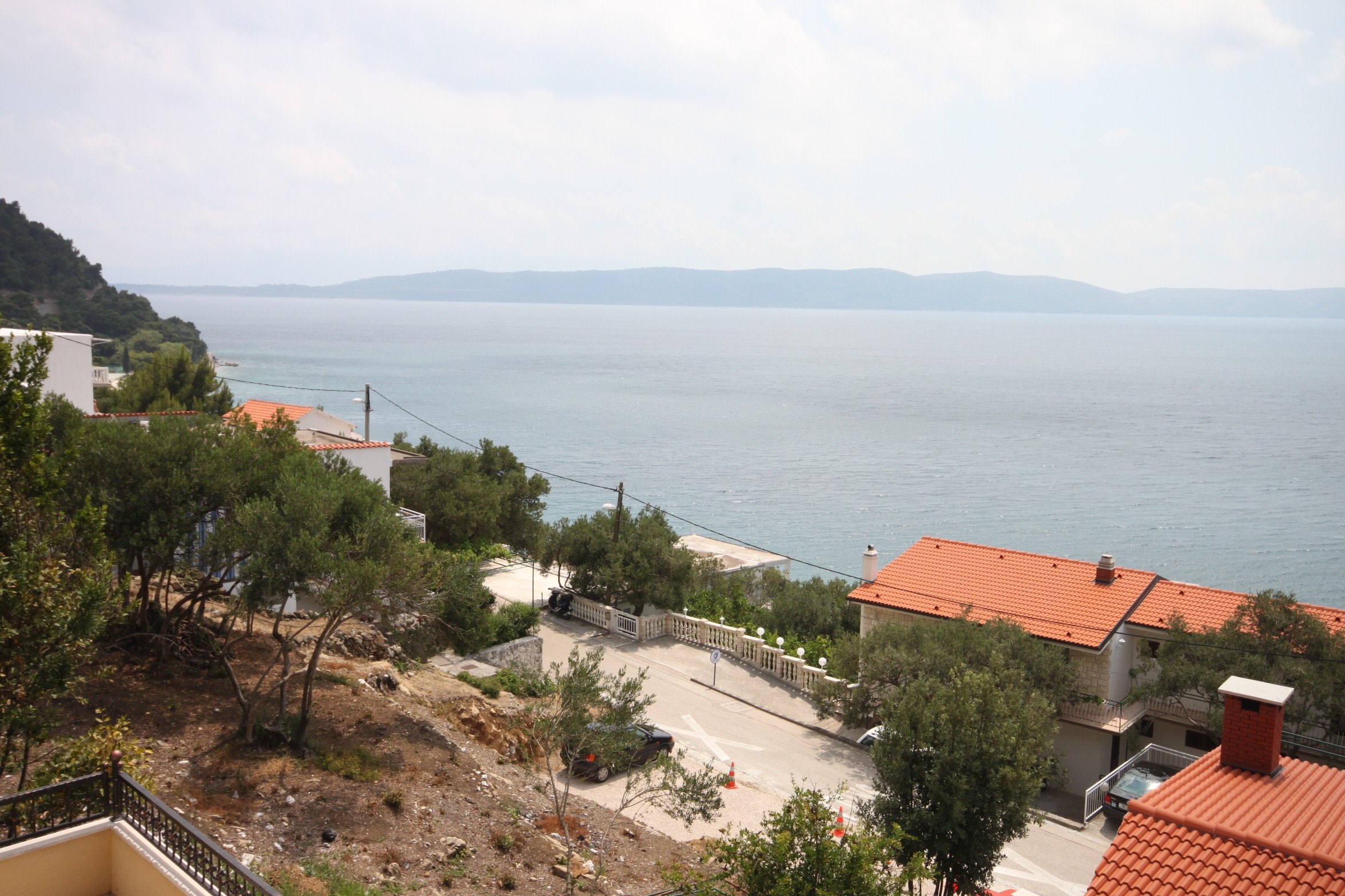 One bedroom apartment with balcony and sea view Živogošće - Porat, Makarska  A-b