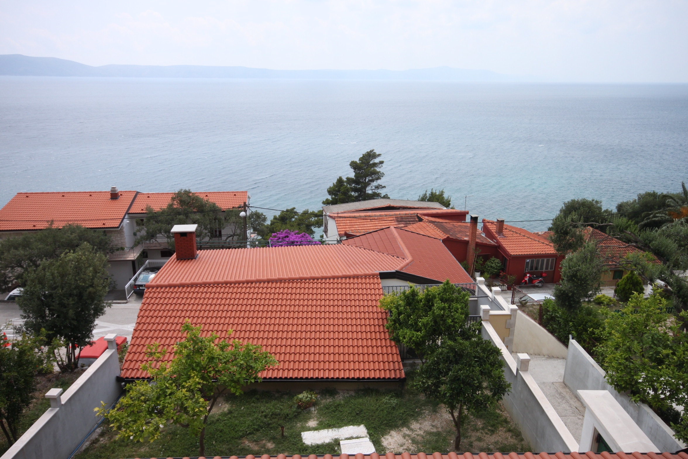 One bedroom apartment with balcony and sea view Živogošće - Porat, Makarska  A-b