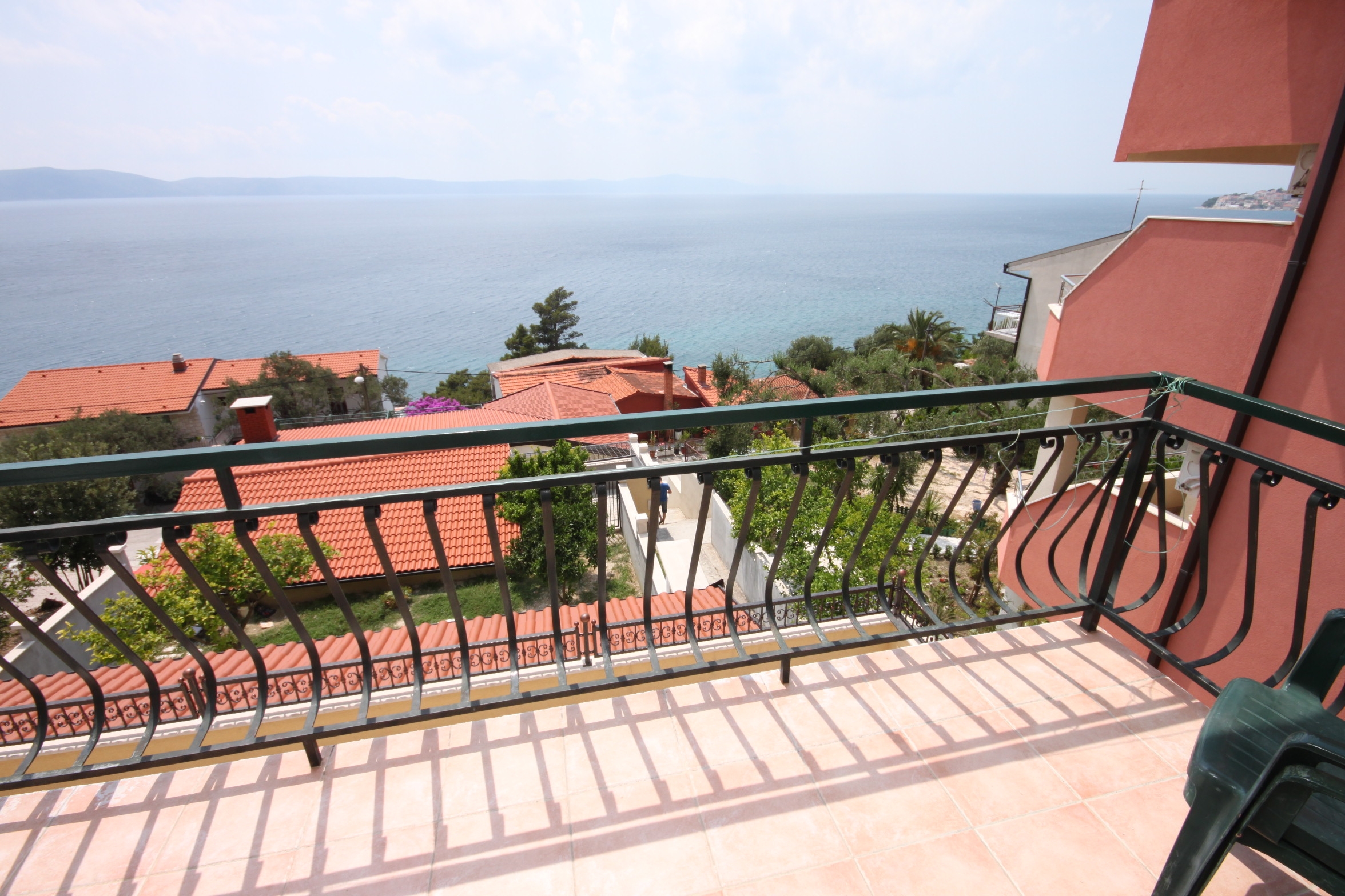One bedroom apartment with balcony and sea view Živogošće - Porat, Makarska  A-c