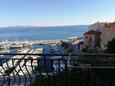 Podgora, Balcony - view in the apartment, (pet friendly) and WiFi.