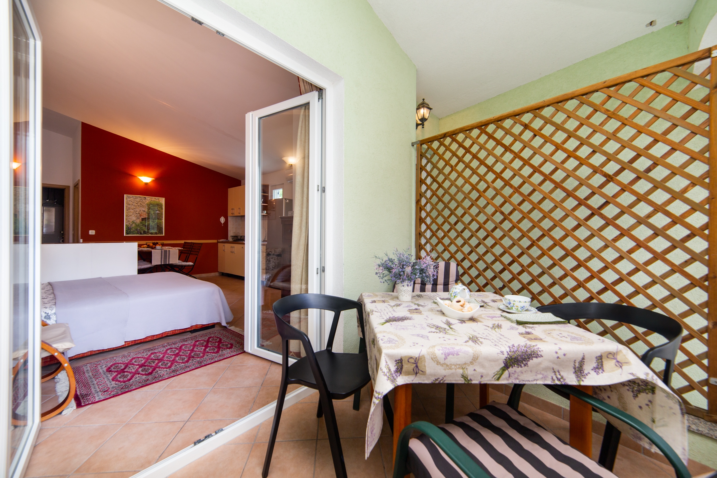 One bedroom apartment with terrace Baška Voda, Makarska (A-6707-b)