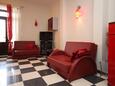 Obývací pokoj Podgora, Obývací pokoj v ubytování typu apartment, domácí mazlíčci povoleni a WiFi.