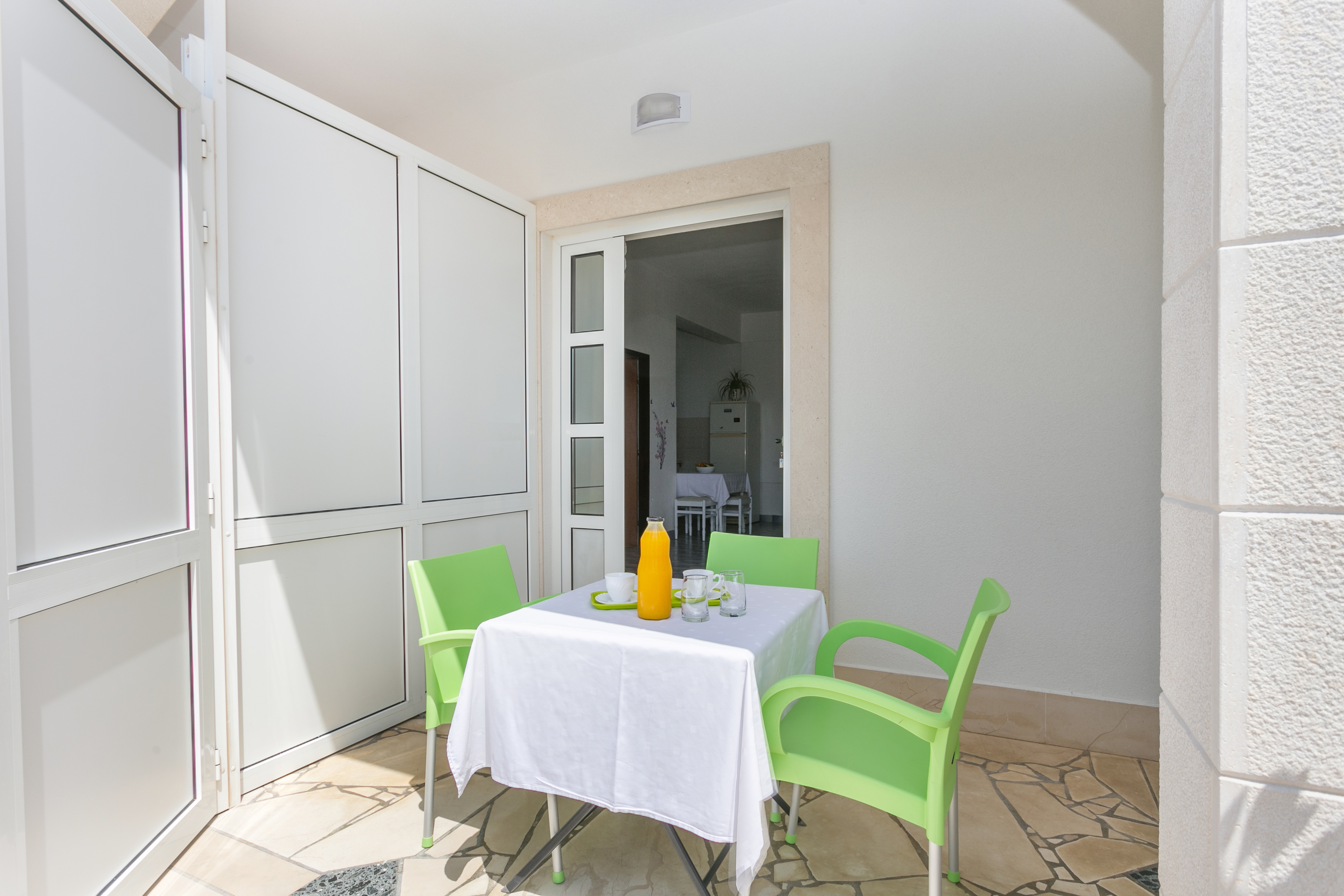 One bedroom apartment with terrace and sea view Podaca, Makarska  A-a