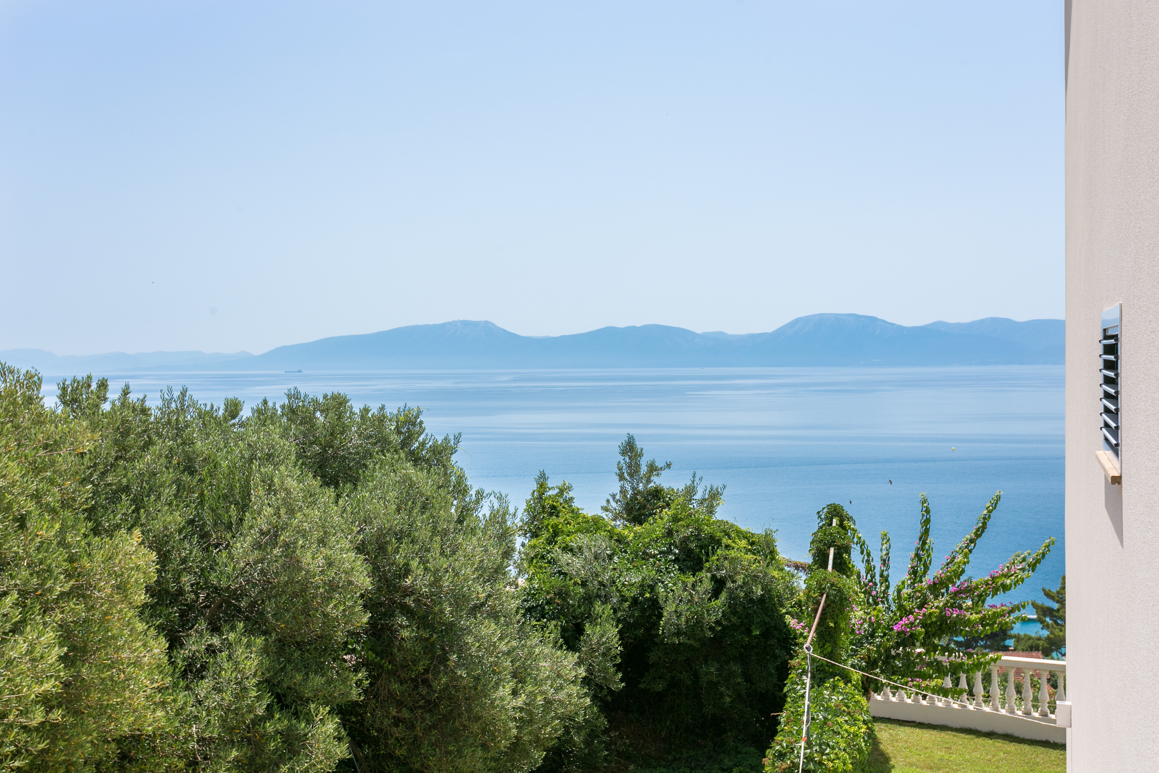 One bedroom apartment with terrace and sea view Podaca, Makarska  A-b