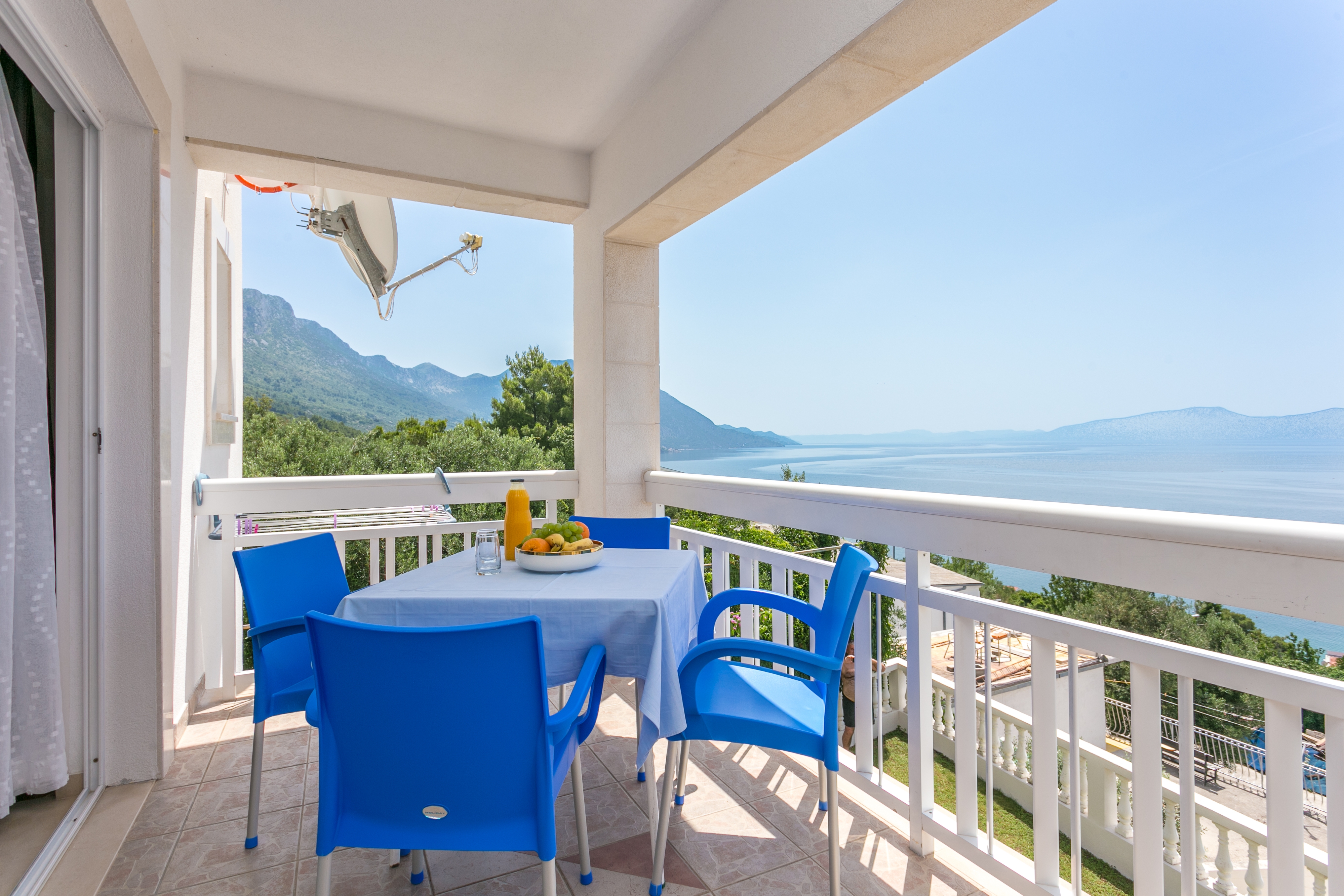 Studio flat with terrace and sea view Podaca, Makarska  AS-a
