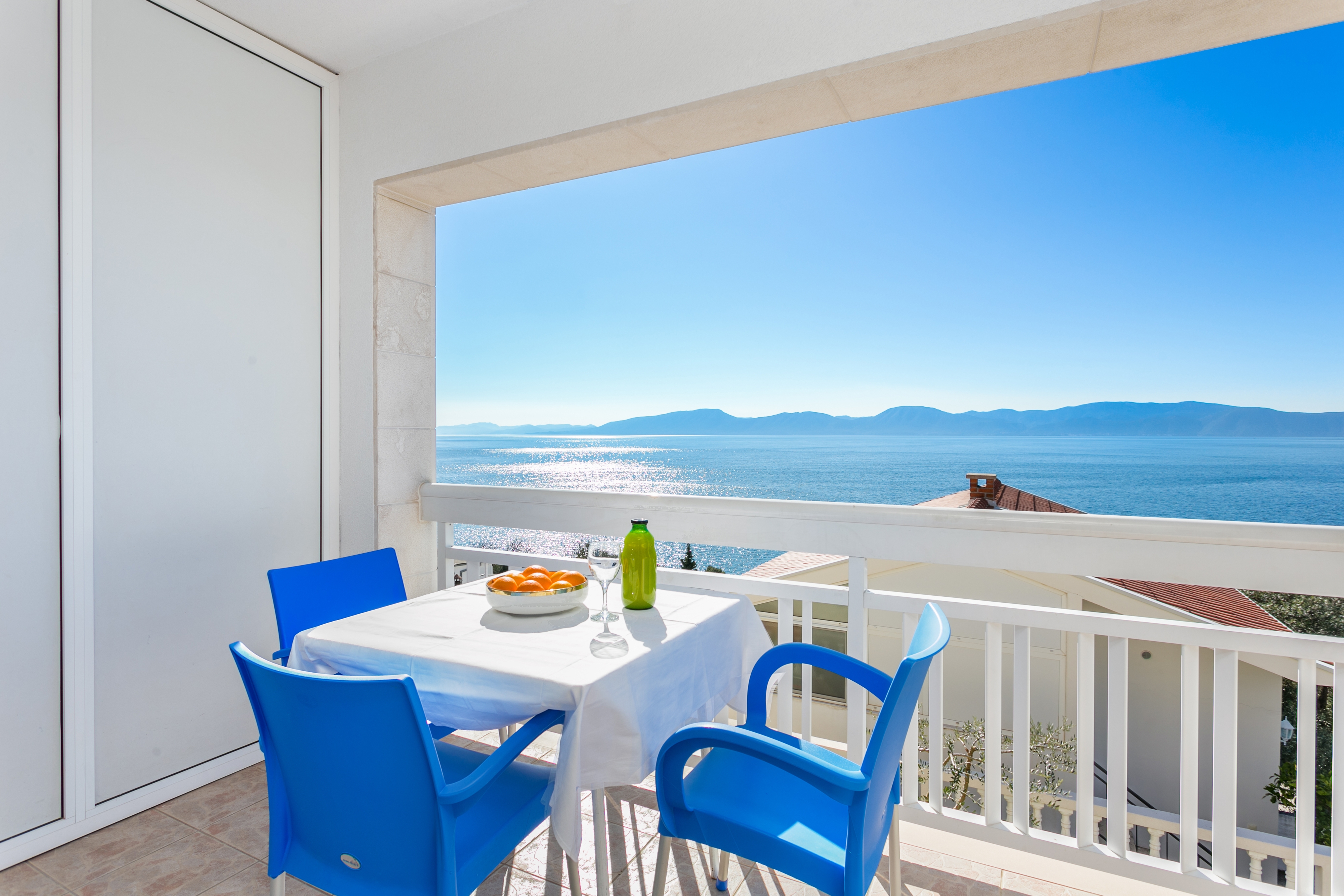 Studio flat with terrace and sea view Podaca, Makarska  AS-b
