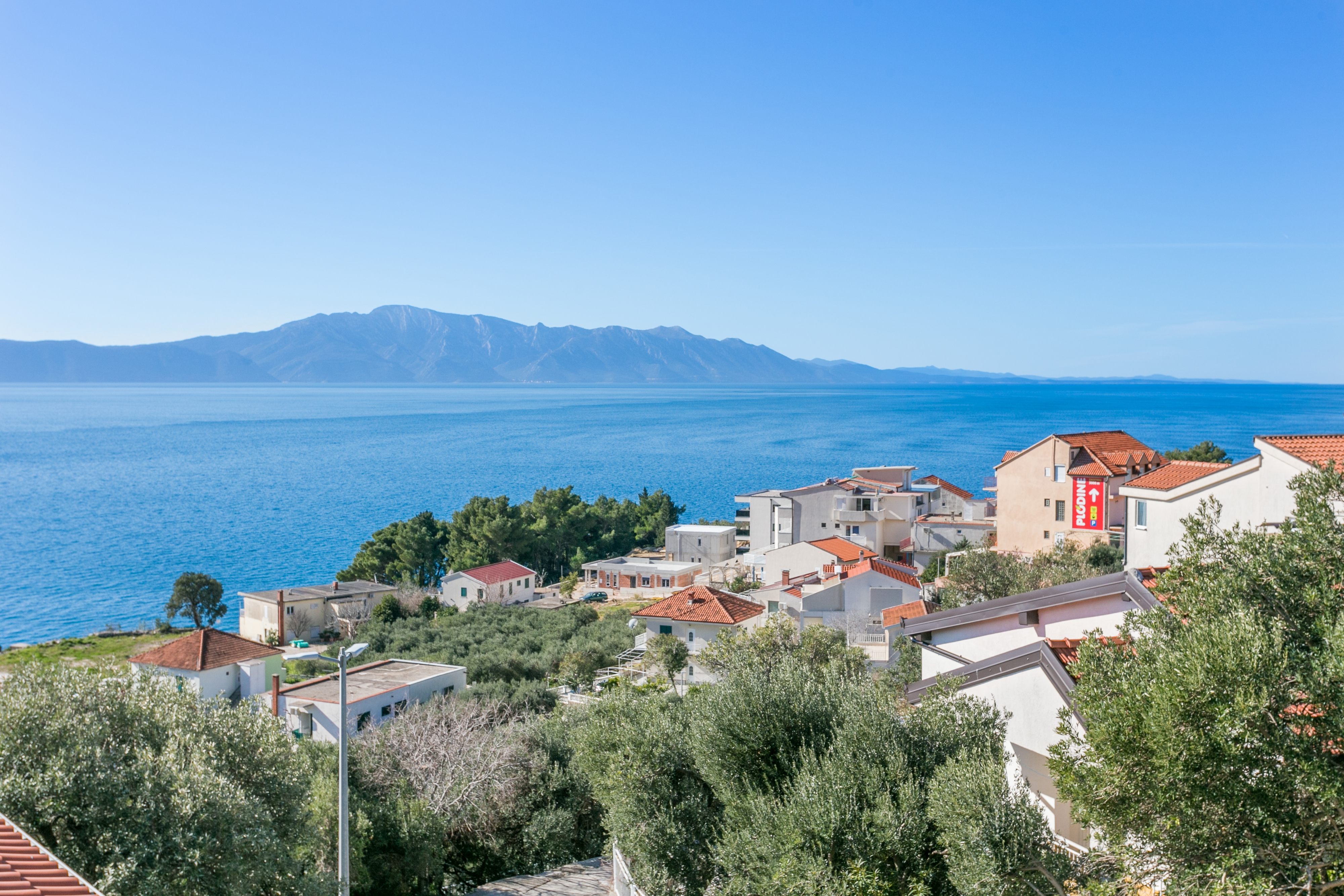 Studio flat with terrace and sea view Podaca, Makarska  AS-b